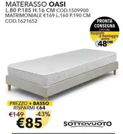 Mercatone Germanvox Materasso Oasi offerta