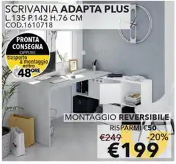 Mercatone Germanvox Scrivania Adapta Plus offerta