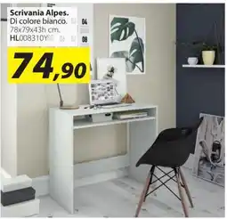 Hobby e Legno Scrivania Alpes offerta