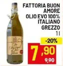 Centro Commerciale Discount Fattoria Buon Amore Olio Evo 100% Italiano Grezzo offerta