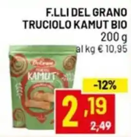 Centro Commerciale Discount F.LLI DEL GRANO TRUCIOLIO KAMUT BIO offerta