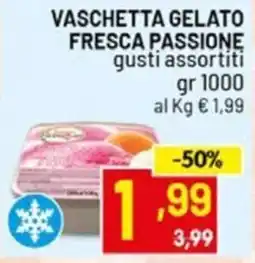 Centro Commerciale Discount Vaschetta gelato fresca passione offerta