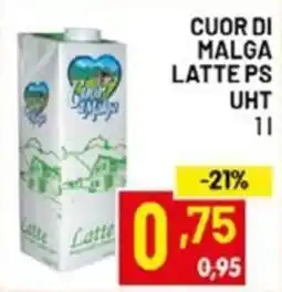 Centro Commerciale Discount Cuor di Malga Latte PS UHT offerta