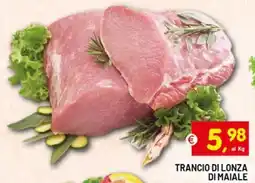 Centro Commerciale Discount Trancio di lonza di maiale offerta