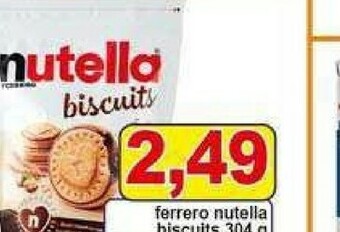 Pewex Nutella biscuits offerta