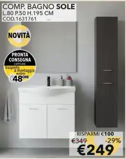 Mercatone Germanvox Comp. Bagno Sole offerta