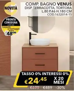 Mercatone Germanvox Comp. bagno Venus offerta