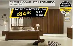 Mercatone Germanvox Camera completa Leonardo offerta