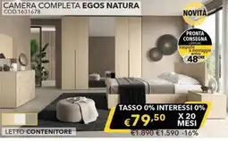 Mercatone Germanvox Camera completa Egos Natura offerta