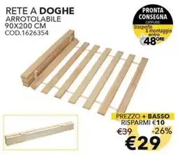 Mercatone Germanvox Rete a doghe arrotolabile offerta