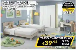 Mercatone Germanvox Cameretta Alice offerta
