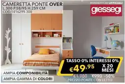 Mercatone Germanvox Cameretta Ponte Over Glessegi offerta