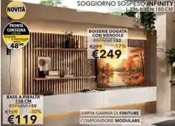 Mercatone Germanvox Soggiorno sospeso Infinity offerta