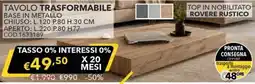 Mercatone Germanvox Tavolo trasformabile offerta