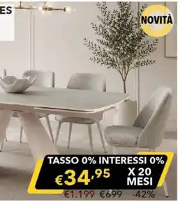 Mercatone Germanvox Tavolo da pranzo offerta