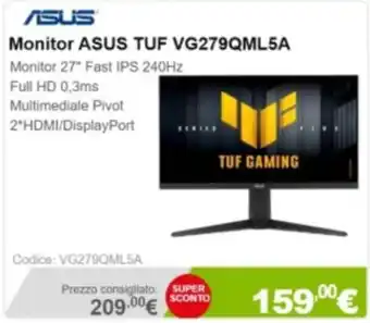Monitor ASUS TUF VG279QML5A