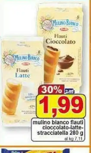 Pewex Flauti al cioccolato 280 g(ml) offerta