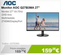 Next Monitor AOC Q27B3MA 27" offerta