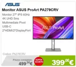 Next Monitor ASUS ProArt PA279CRV offerta