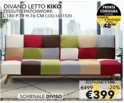 Mercatone Germanvox Divano letto Kiko offerta