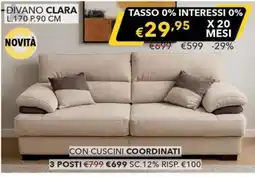 Mercatone Germanvox Divano Clara offerta