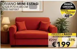 Mercatone Germanvox Divano mini estasi offerta