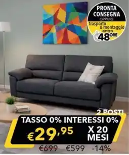 Mercatone Germanvox Sofà 2 posti offerta