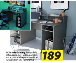 Hobby e Legno Scrivania Gaming offerta