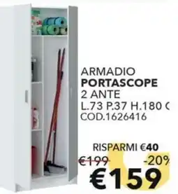 Mercatone Germanvox Armadio portascope 2 ante offerta