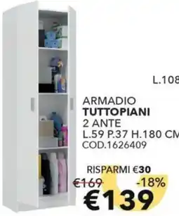Mercatone Germanvox Armadio tuttopiani offerta