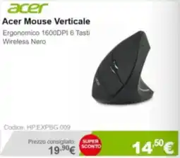 Next Acer Mouse Verticale offerta