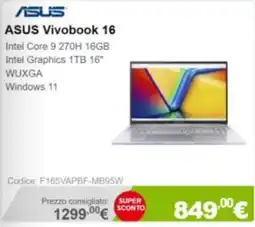 Next ASUS Vivobook 16 offerta