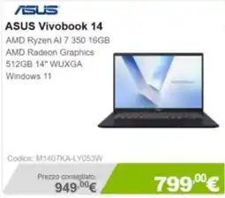 Next ASUS Vivobook 14 offerta