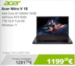 Next Acer Nitro V 15 offerta