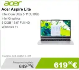 Next Acer Aspire Lite offerta