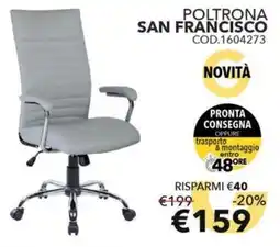 Mercatone Germanvox Poltrona San Francisco offerta