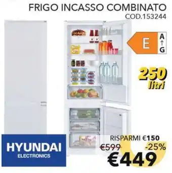 Frigo incasso combinato Hyundai Electronics