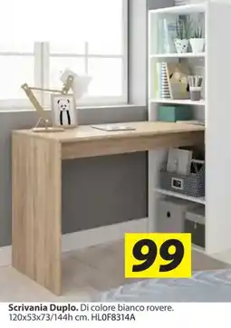 Hobby e Legno Scrivania Duplo offerta