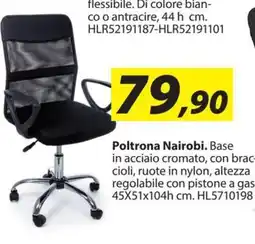 Hobby e Legno Poltrona Nairobi offerta