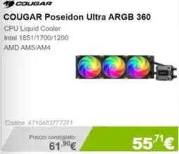 Next COUGAR Poseidon Ultra ARGB 360 offerta