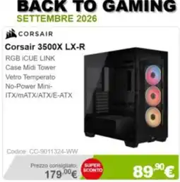 Next Corsair 3500X LX-R offerta