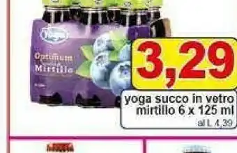 Pewex Succo in vetro mirtillo offerta