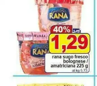Pewex Giovanni rana - sugo fresco bolognese 225 g(ml) offerta