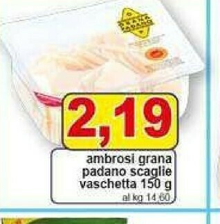 Pewex Grana padano bocconcini in vaschetta 150 g(ml) offerta