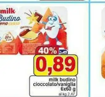Pewex Milk budino cioccolato offerta