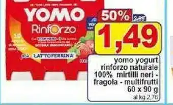 Pewex Yogurt rinforzo náturale 100% mirtilli neri offerta