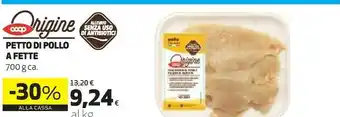 Alta Supermercati Coop petto di pollo a fette offerta
