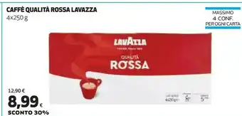 Alta Supermercati Caffè qualità rossa offerta