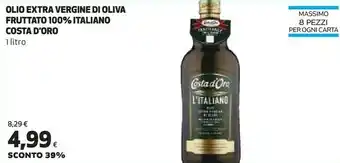 Alta Supermercati Olio extra vergine di oliva fruttato 100% italiano offerta