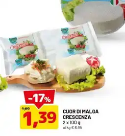 DPiù Cuor di Malga Crescenza offerta